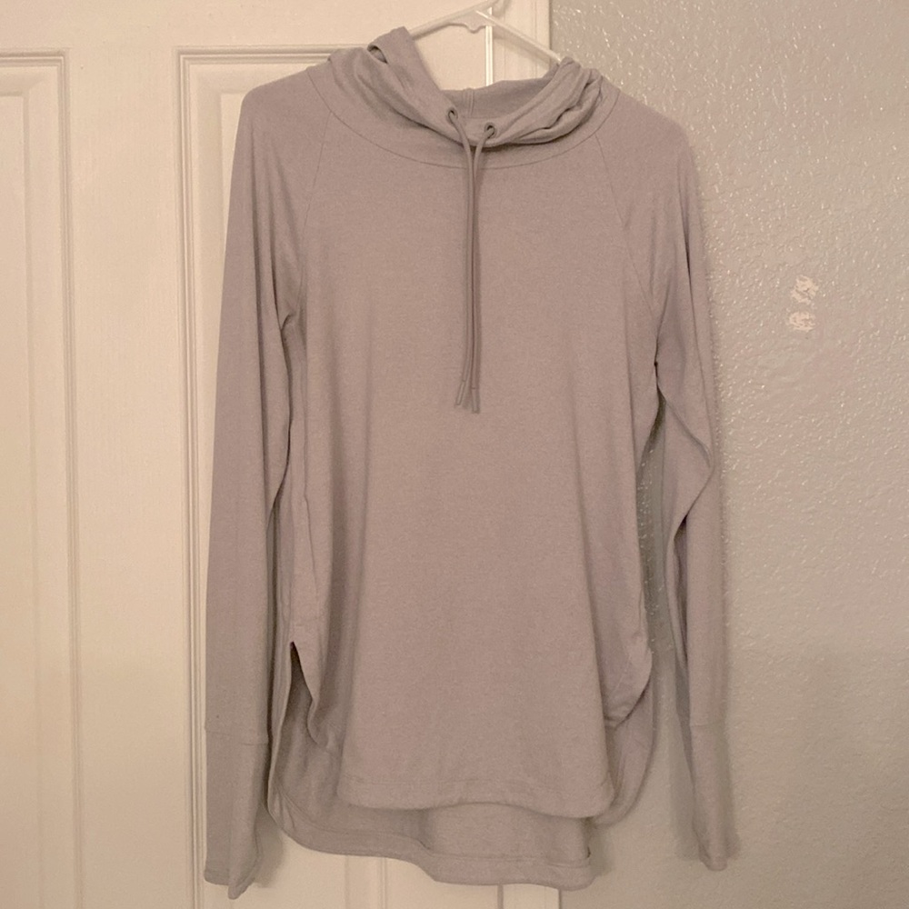 Athleta hoodie sweatshirt in light grey